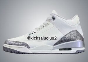 Air Jordan 3 Sail Cement Grey Metallic Silver CK9246-100