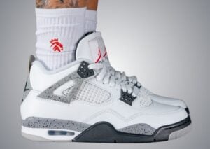 Air Jordan 4 White Cement FV5029-100 On-Feet