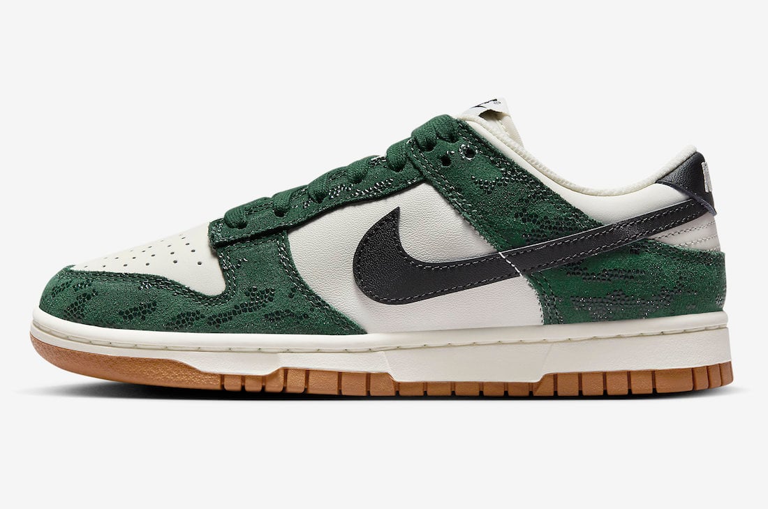 Nike Dunk Low Green Snake FQ8893-397 Release Date