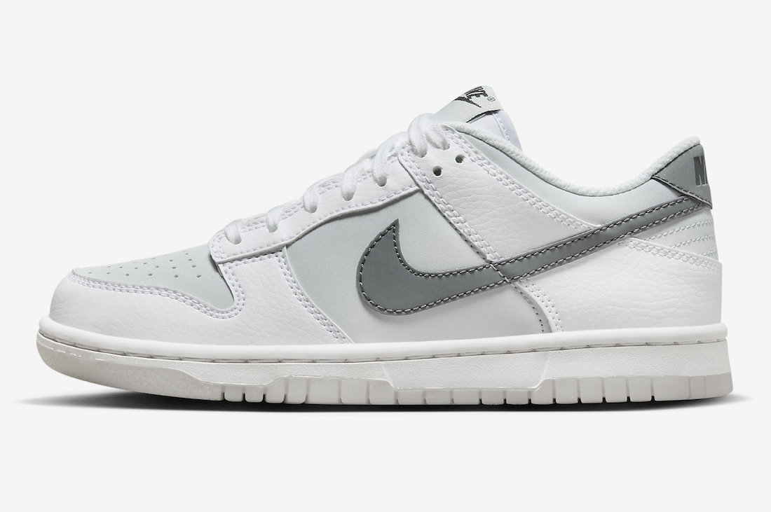 Nike Dunk Low GS Reflective Swoosh FV0365-100