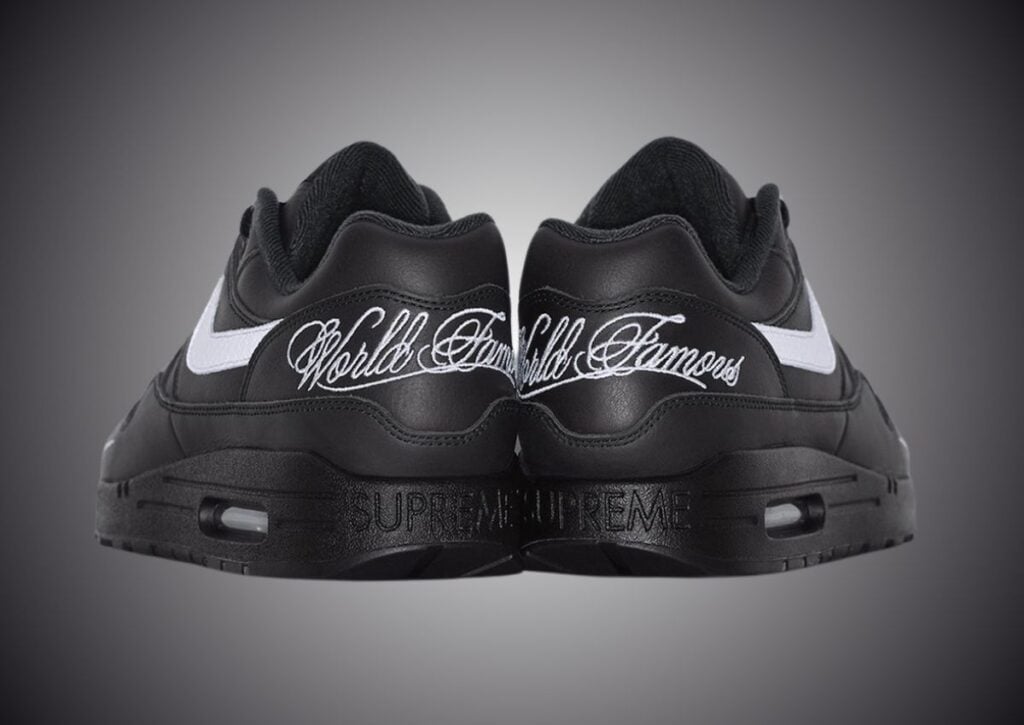Supreme Nike Air Max 1 Black HF8813-001