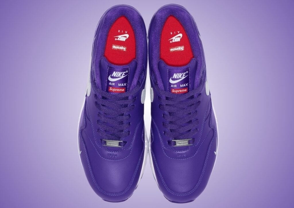 Supreme Nike Air Max 1 Varsity Purple HF8813-500